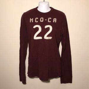 SALE Hollister Distressed Crew Sweatshirt